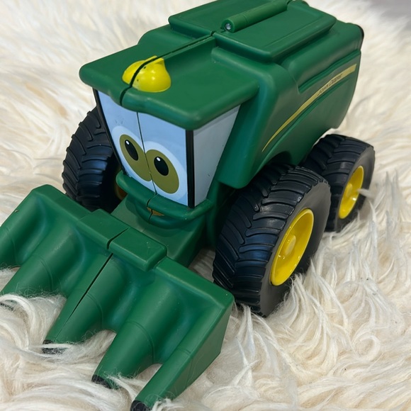 John Deere Green Tractor Toy and Book - Picture 2 of 7